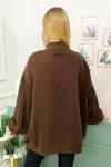 150033 Oversize Sardonlu Sweatshirt